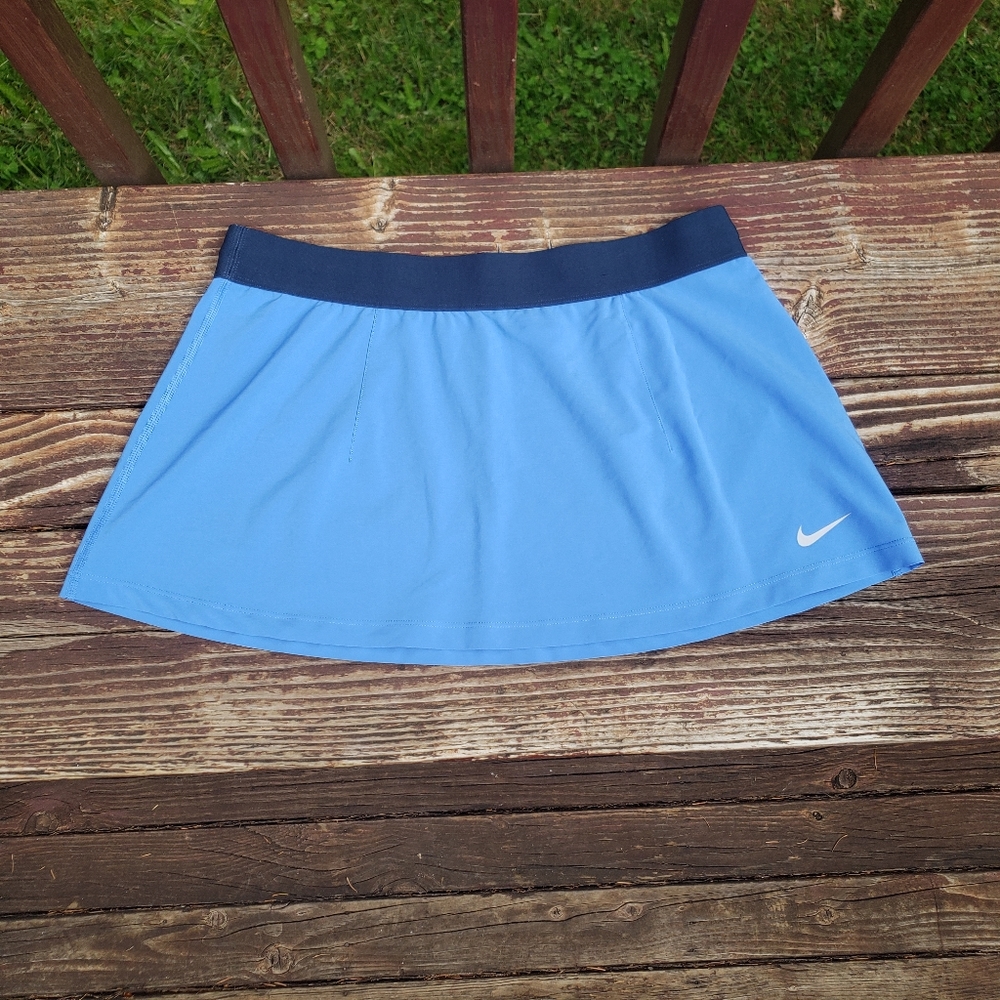 NIKE Dri-Fit Exercise Blue Skirt - Size L